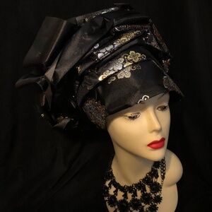 Custom made authentic African headwear from Nigeria